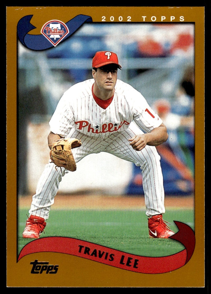 2002 Topps Travis Lee Baseball Card Philadelphia Phillies #199