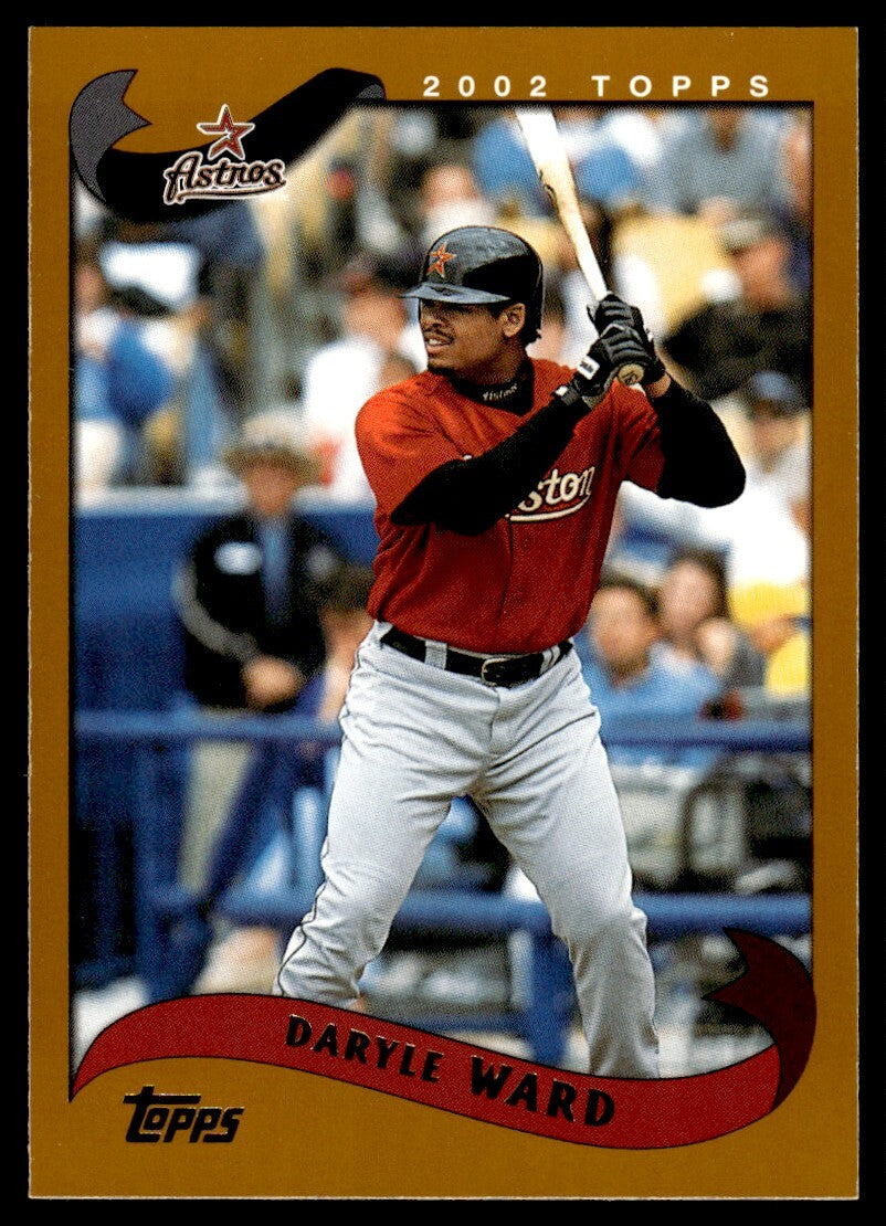2002 Topps Daryle Ward Baseball Card Houston Astros #104