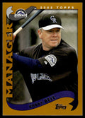 2002 Topps Baseball Card Buddy Bell Baseball Card Colorado Rockies #302
