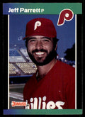 1989 Donruss Traded Jeff Parrett Baseball Cards #T-55