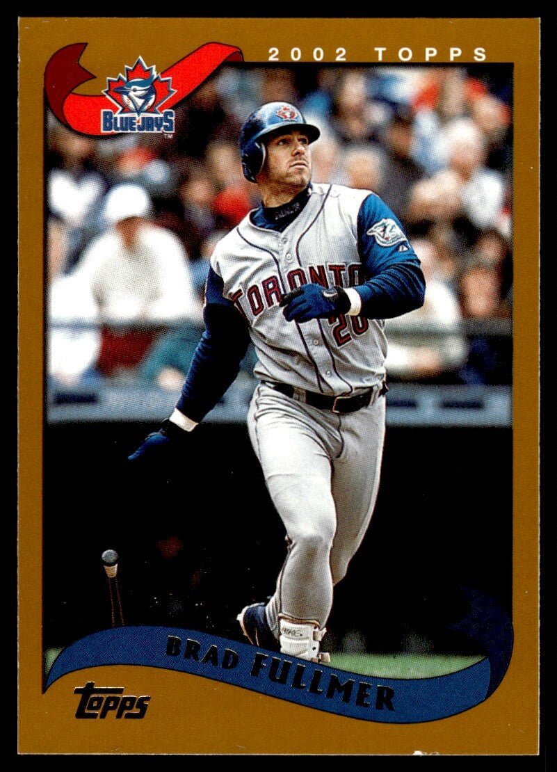 2002 Topps Brad Fullmer Baseball Card Toronto Blue Jays #41