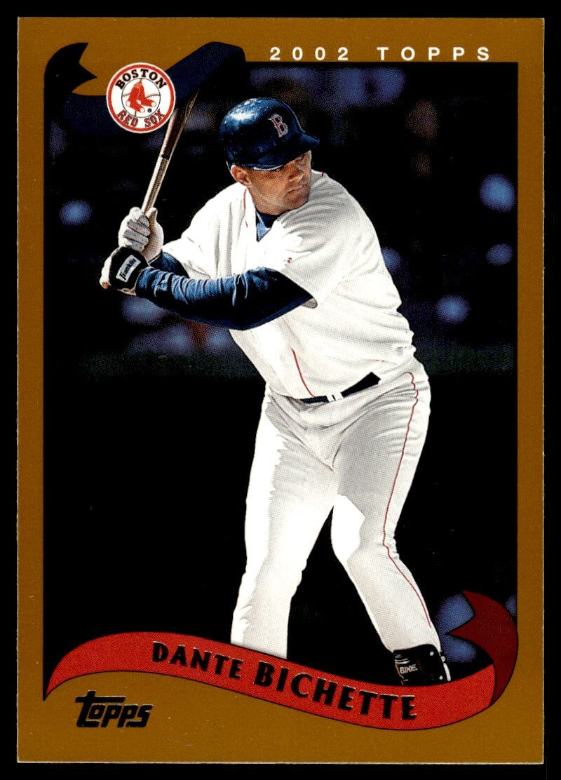 2002 Topps Baseball Card Dante Bichette Baseball Card Boston Red Sox #57