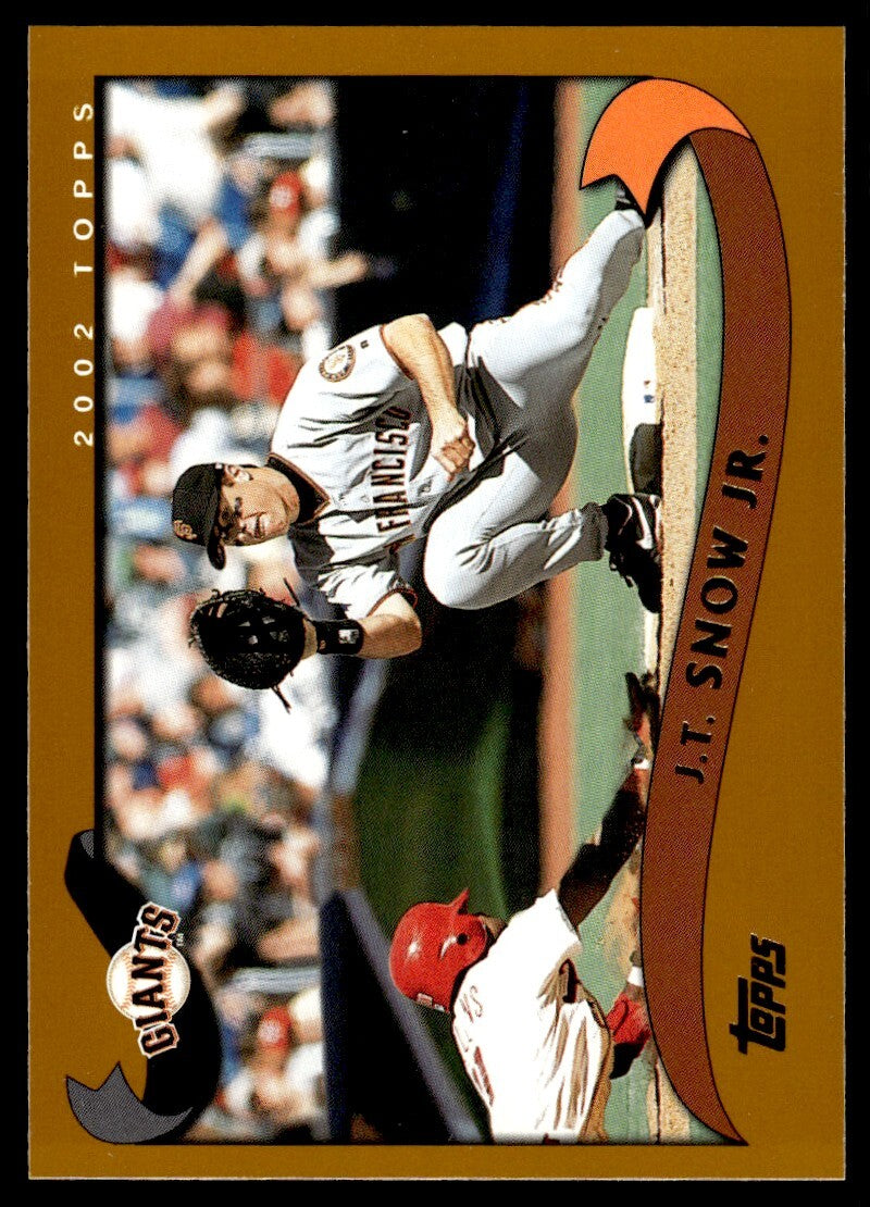 2002 Topps Baseball Card J.T. Snow Jr. ` San Francisco Giants #74