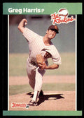 1989 Donruss The Rookies Greg Harris Baseball Cards #46