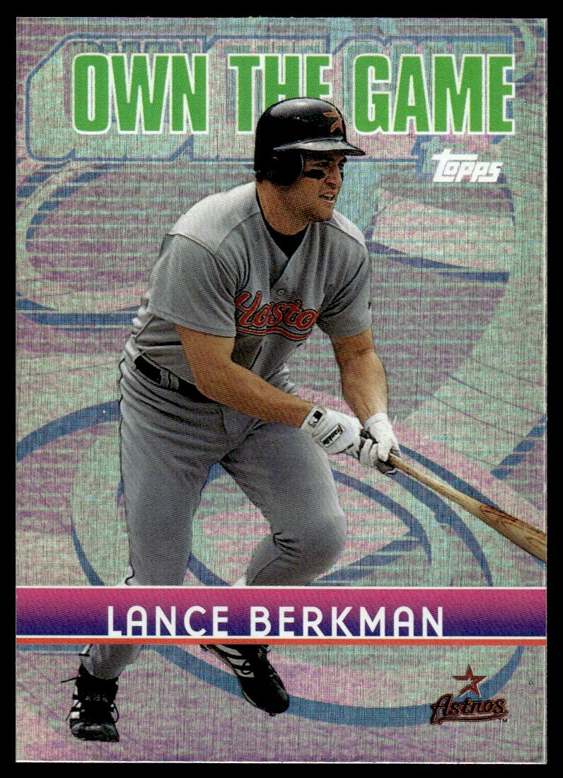 2001 Topps Baseball Card Lance Berkman #OG9