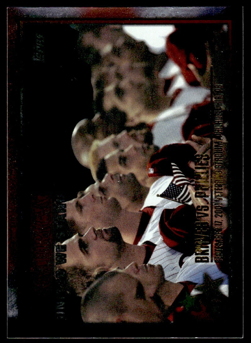2001 Topps Baseball Card Braves vs. Phillies #359