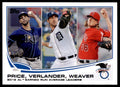 2013 Topps Justin Verlander/David Price/Jered Weaver Baseball Cards #94