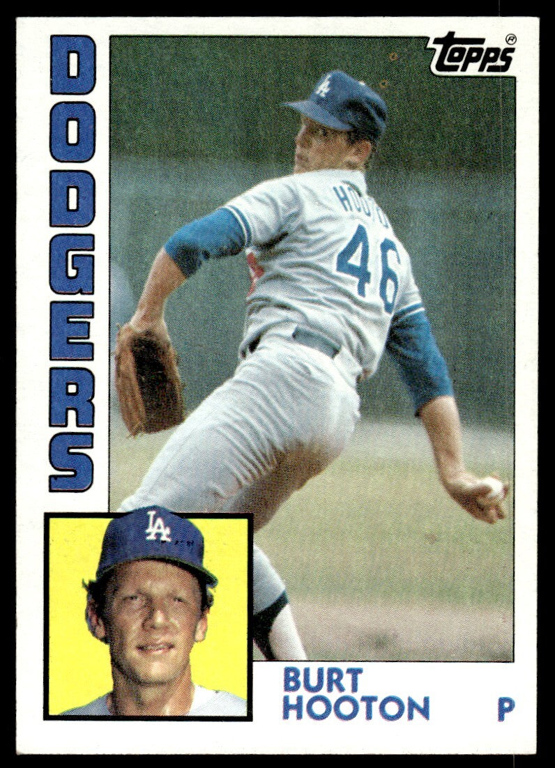 1984 Topps Burt Hooton Los Angeles Dodgers #15