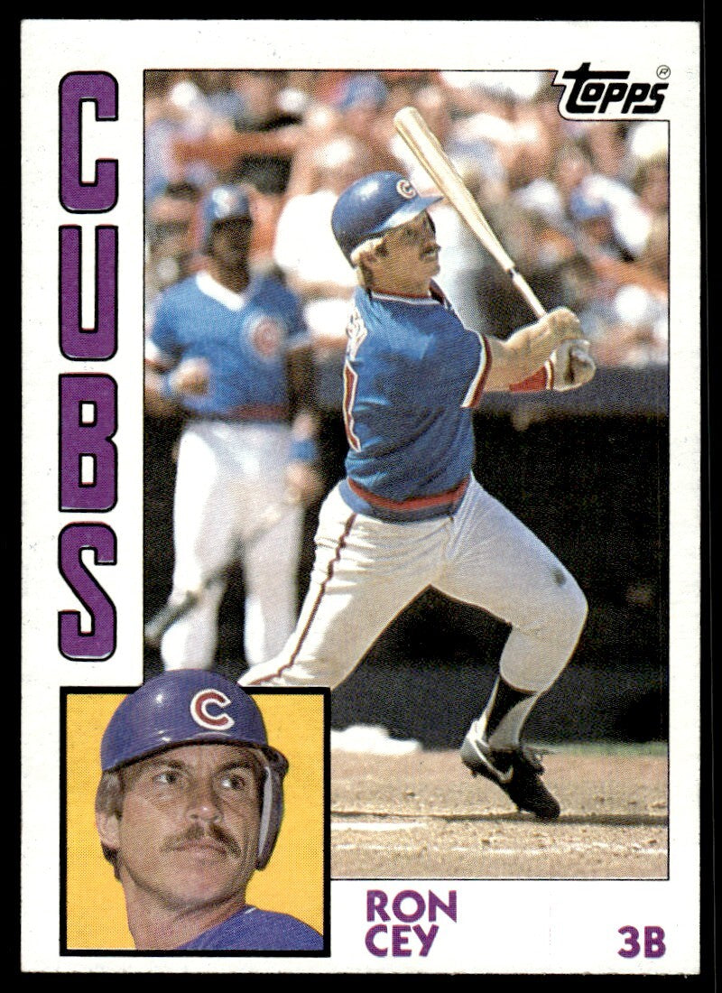 1984 Topps Baseball Card Ron Cey Chicago Cubs #357