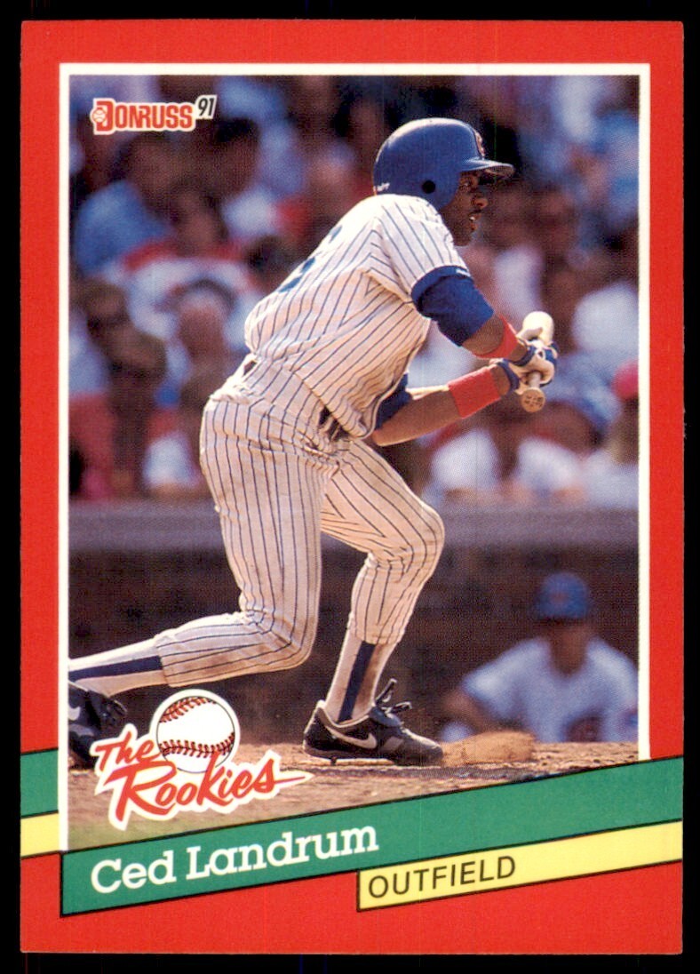 1991 Donruss The Rookies Ced Landrum Baseball Cards #11