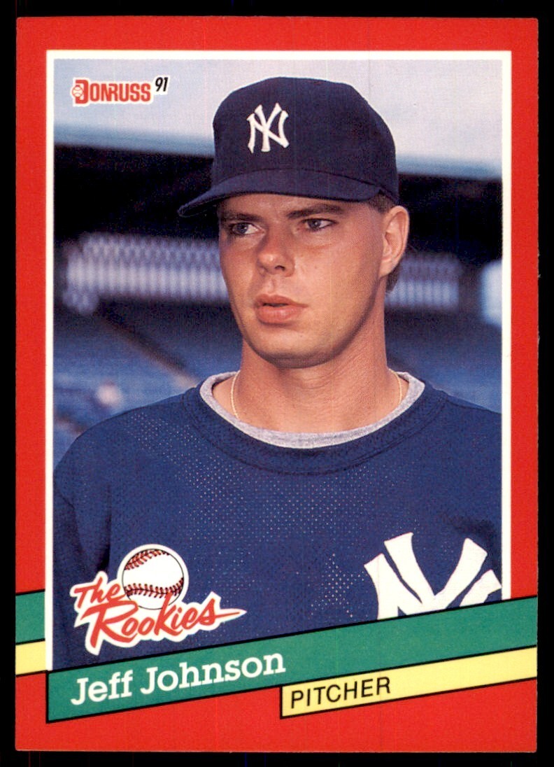 1991 Donruss The Rookies Jeff Johnson Baseball Cards #47