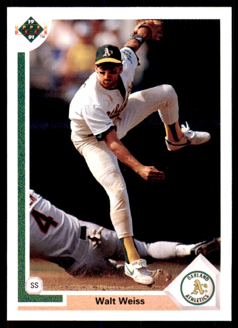 1991 Upper Deck Walt Weiss Baseball Cards #192