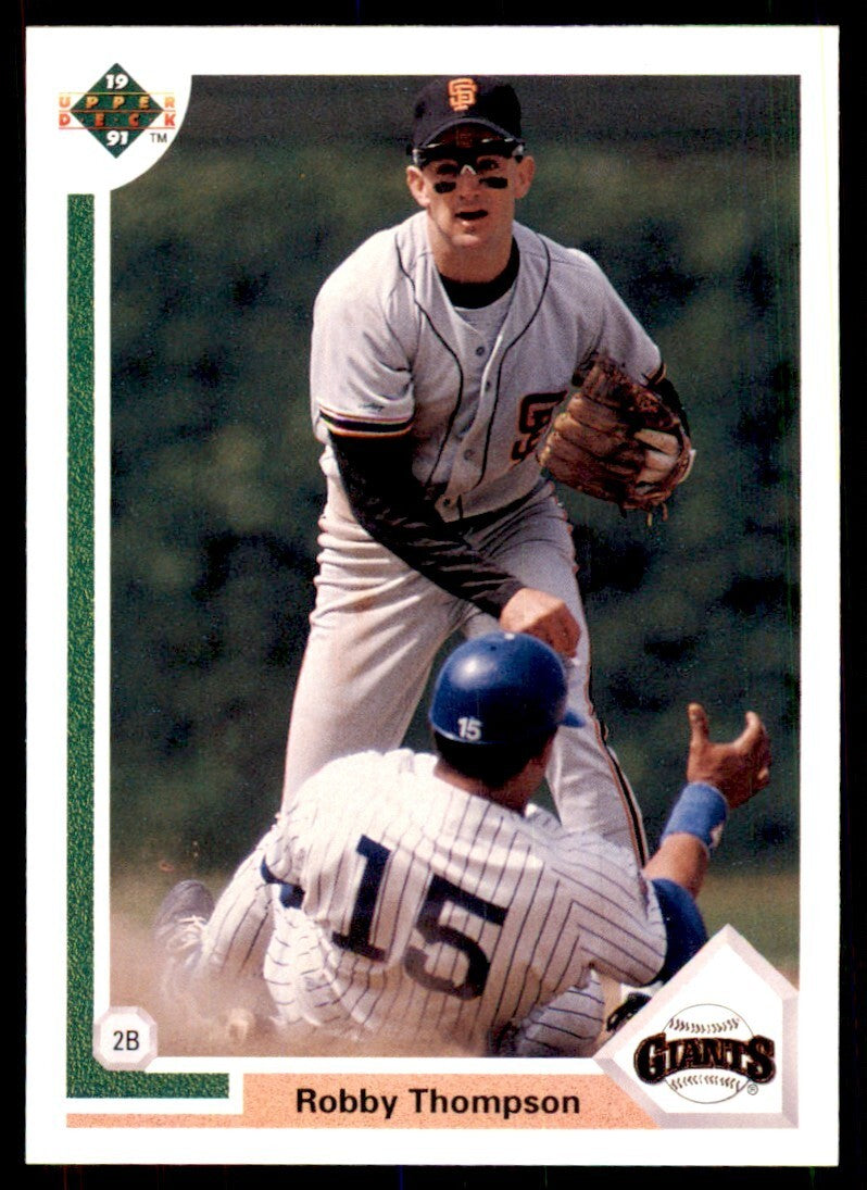 1991 Upper Deck Robby Thompson Baseball Cards #178