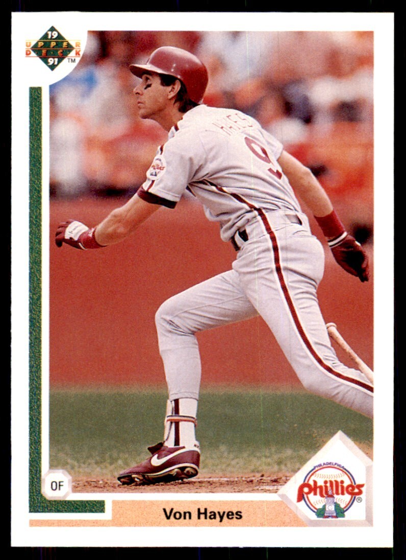 1991 Upper Deck Von Hayes Baseball Cards #368