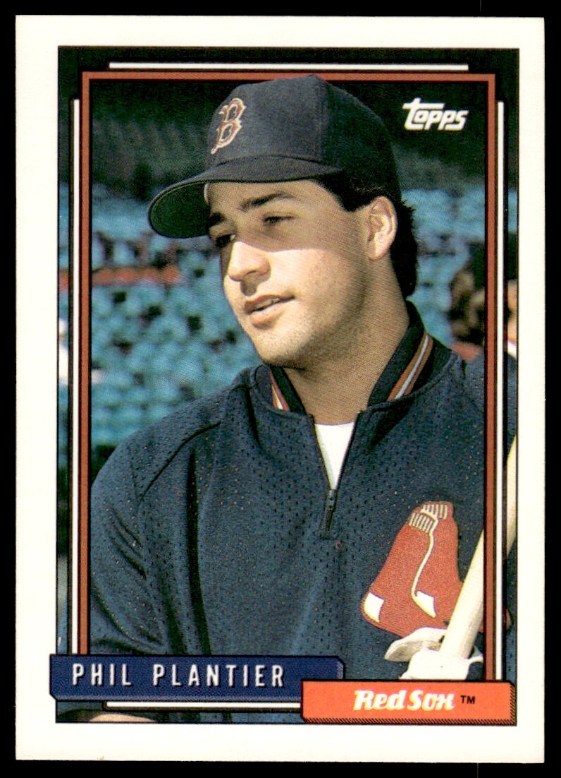 1992 Topps Baseball Card Phil Plantier Boston Red Sox #782