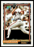 1992 Topps Baseball Card Billy Ripken Baltimore Orioles #752