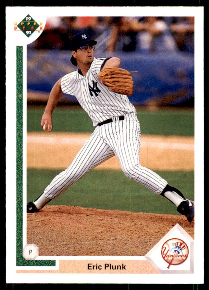 1991 Upper Deck Eric Plunk Baseball Cards #695