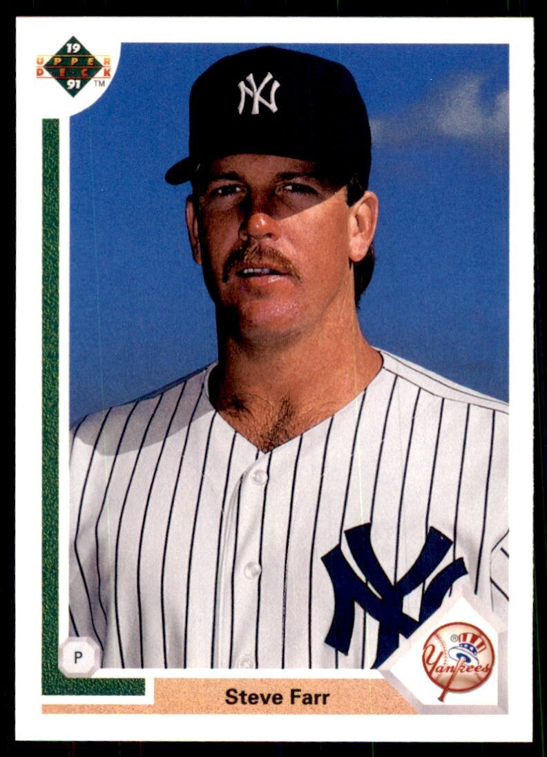 1991 Upper Deck Steve Farr Baseball Cards #717
