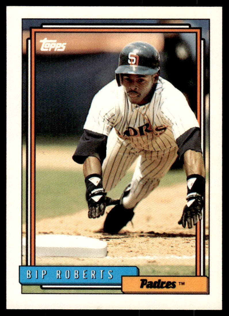 1992 Topps Bip Roberts Baseball Card San Diego Padres #20