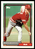 1992 Topps Scott Scudder Baseball Card Cincinnati Reds #48