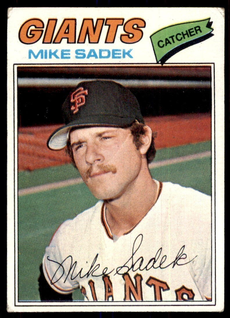 1977 Topps Mike Sadek Baseball Cards #129
