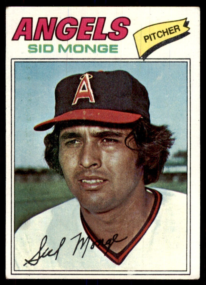 1977 Topps Sid Monge Baseball Cards #282