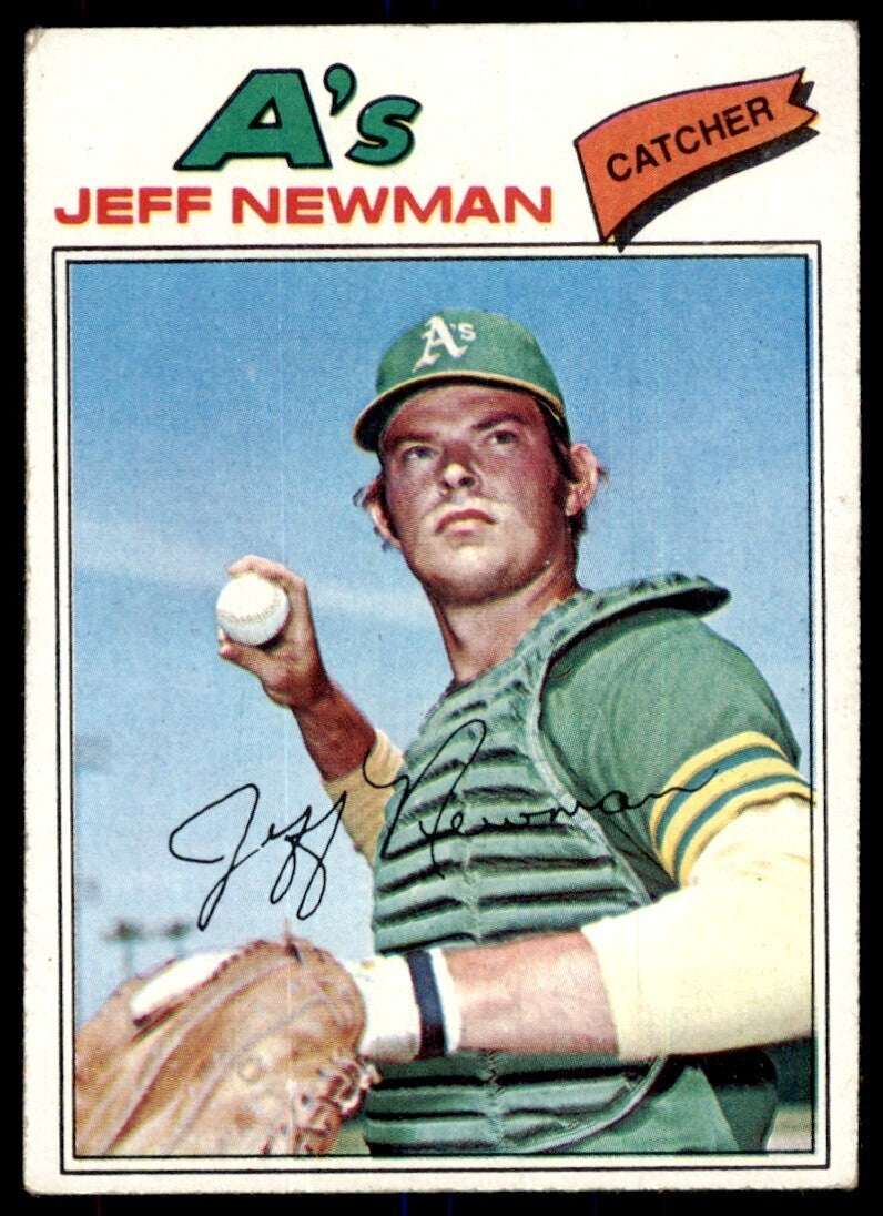 1977 Topps Jeff Newman A Baseball Cards #204