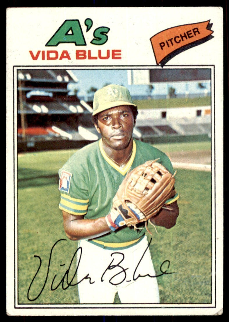 1977 Topps Vida Blue C Baseball Cards #230