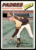 1977 Topps Rich Folkers A Baseball Cards #372
