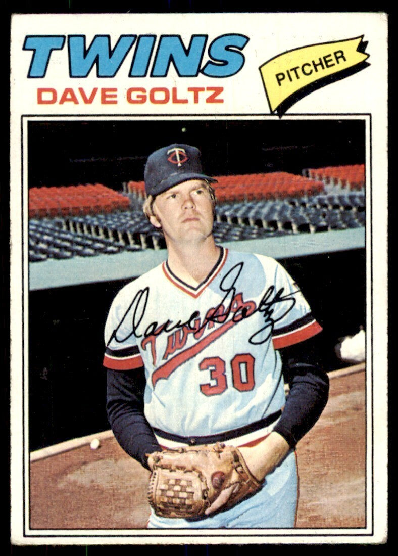 1977 Topps. Dave Goltz Baseball Cards #321