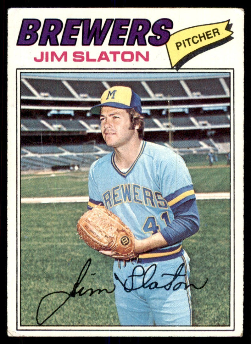 1977 Topps Jim Slaton Baseball Cards #604