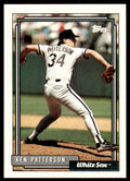 1992 Topps Ken Patterson Baseball Card Chicago White Sox #784