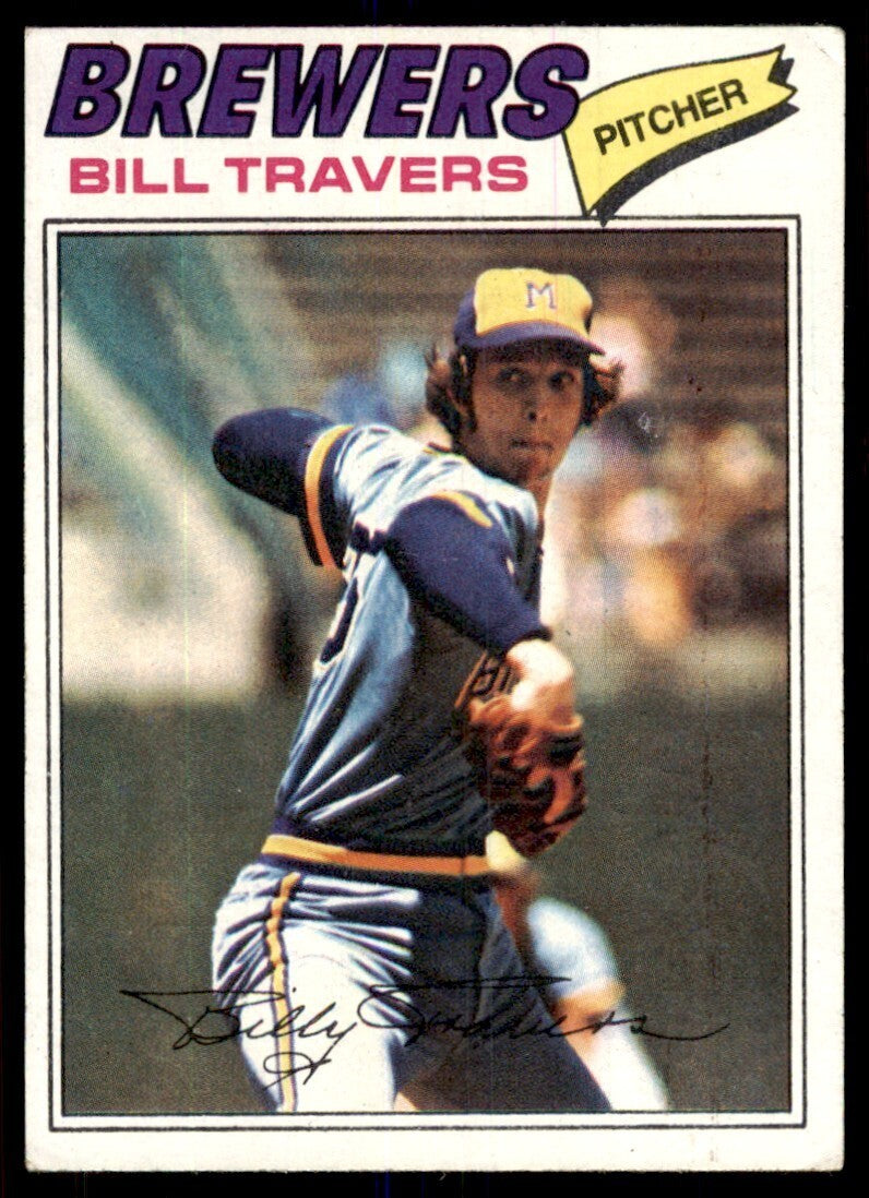 1977 Topps Bill Travers Baseball Cards #125