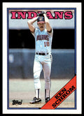 1988 Topps Ken Schrom Cleveland Indians #256