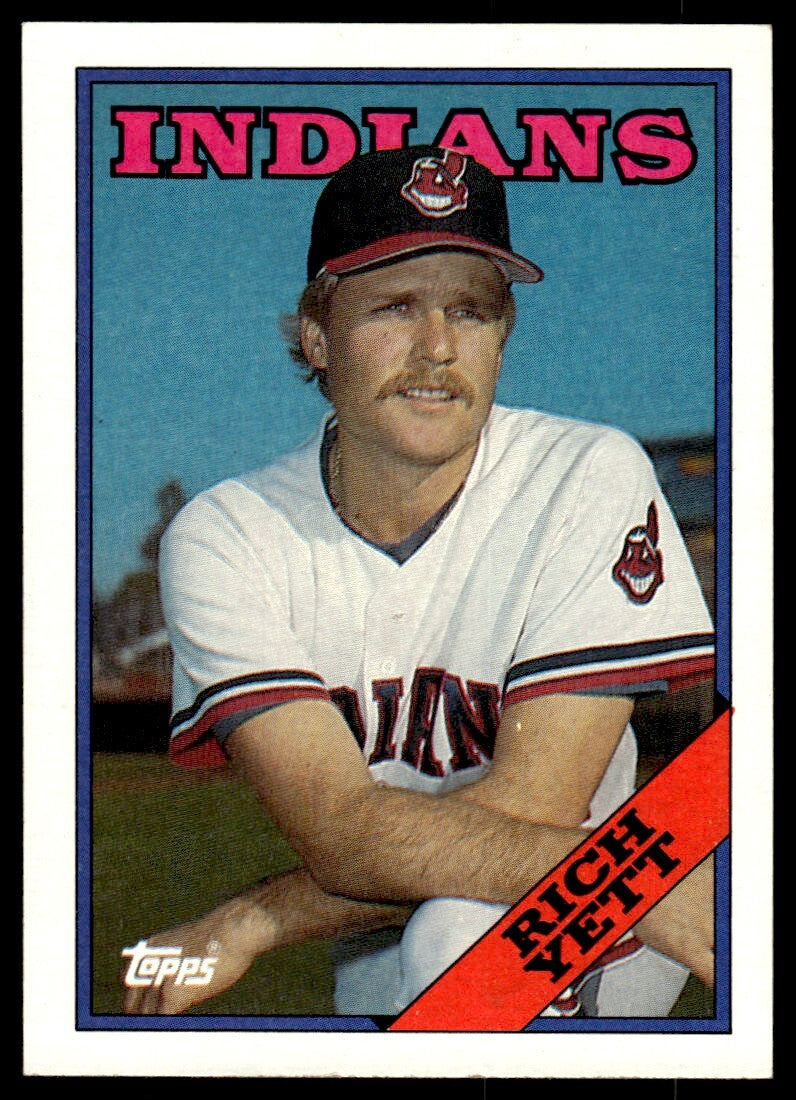 1988 Topps Rich Yett Cleveland Indians #531