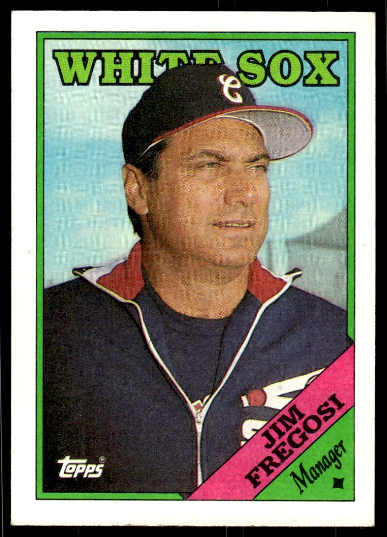 1988 Topps Jim Fregosi Baseball Card Chicago White Sox #714