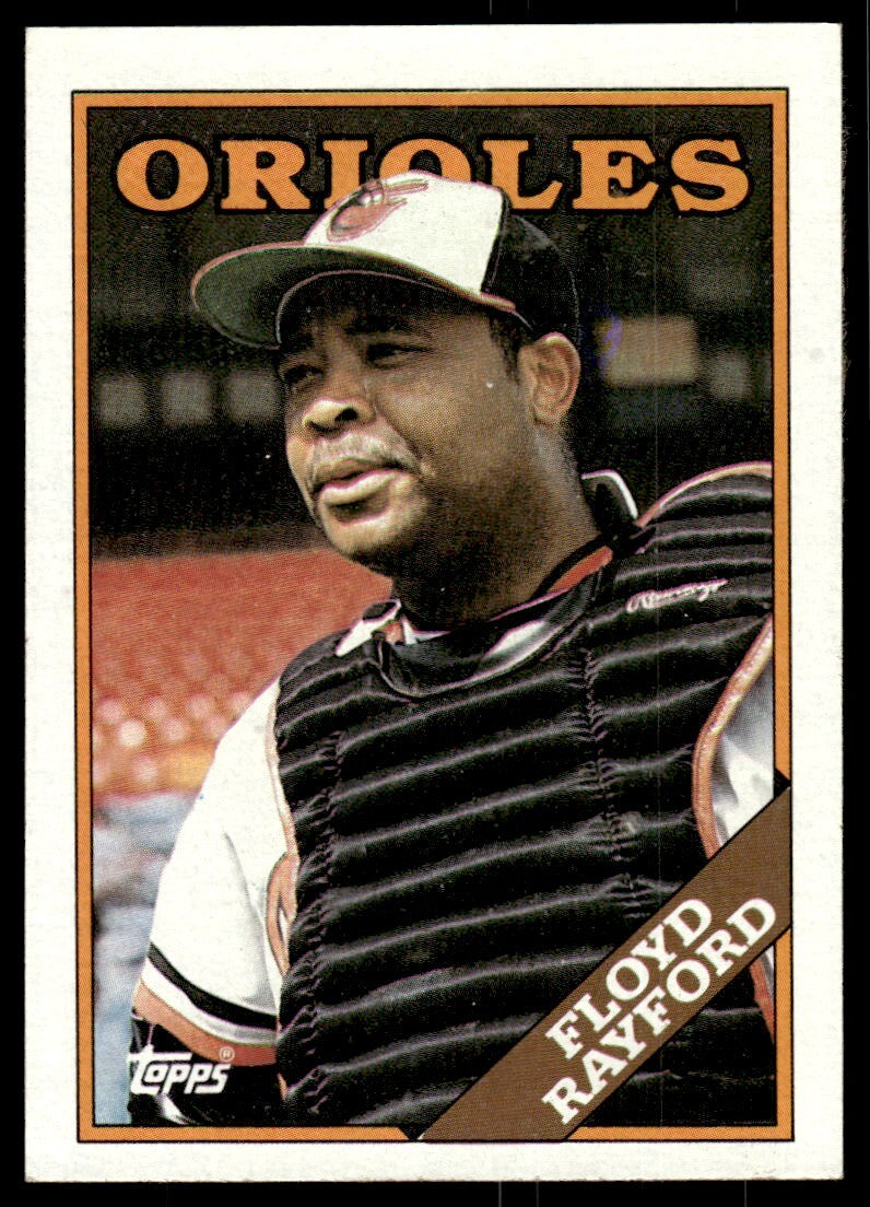 1988 Topps Floyd Rayford Baseball Card Baltimore Orioles #296