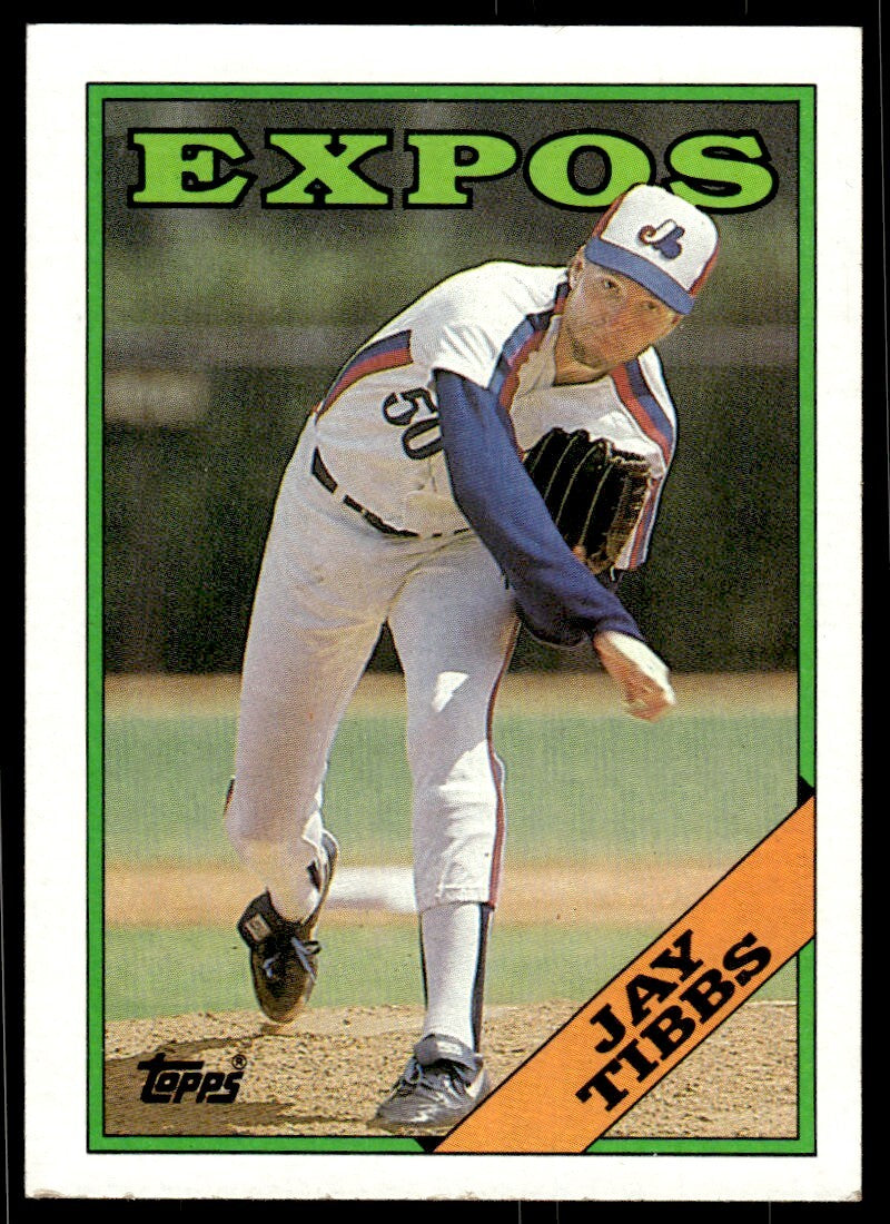 1988 Topps Jay Tibbs Baseball Card Montreal Expos #464