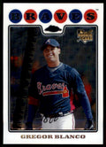 2008 Topps Chrome Gregor Blanco Baseball Cards #203