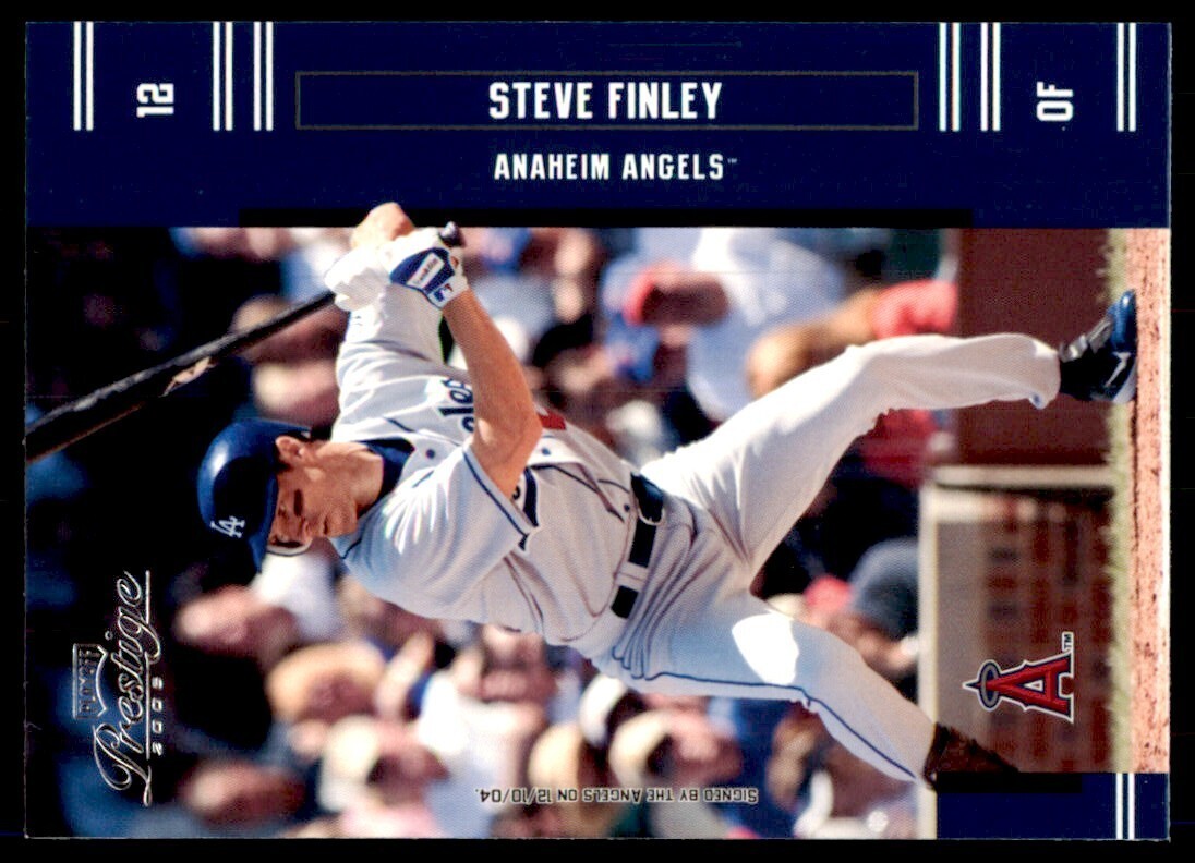2005 Playoff Prestige Steve Finley Baseball Cards #150