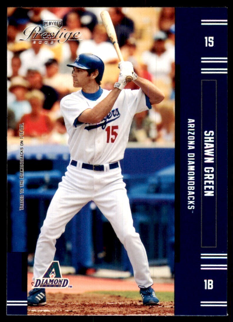 2005 Playoff Prestige Shawn Green Baseball Cards #50