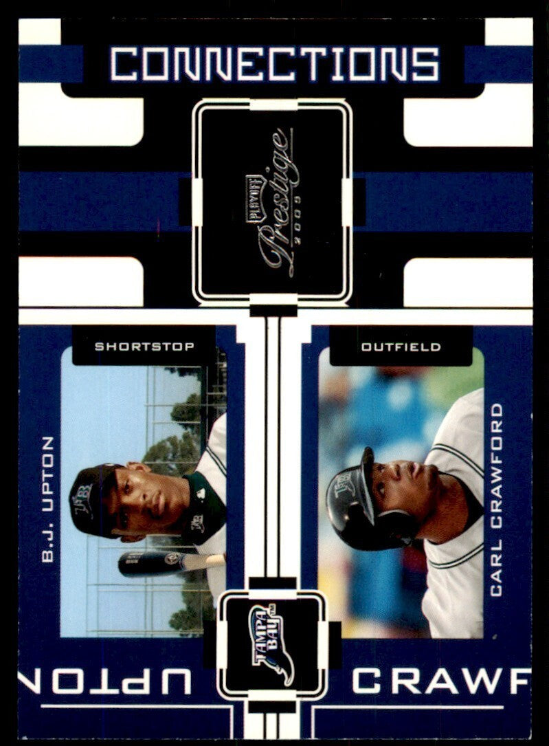 2005 Playoff Prestige B.J. Upton/Carl Crawford Baseball Cards #C-16