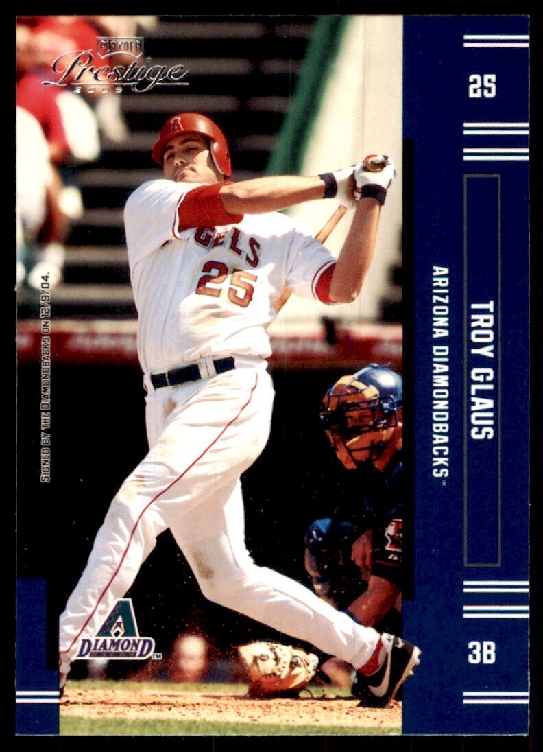 2005 Playoff Prestige Troy Glaus Baseball Cards #84