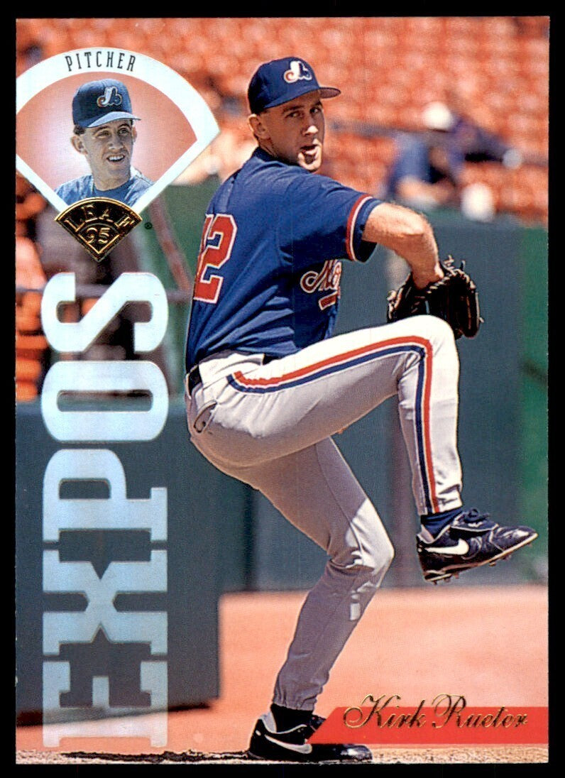 1995 Leaf Kirk Rueter Baseball Cards #241