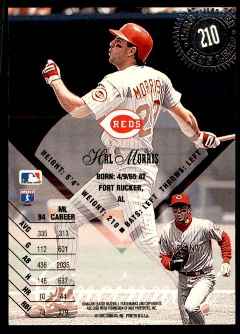 1995 Leaf Hal Morris Baseball Cards #210