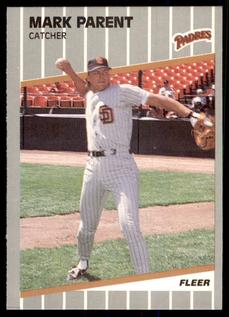 1989 Fleer Update Mark Parent Baseball Cards #U-125