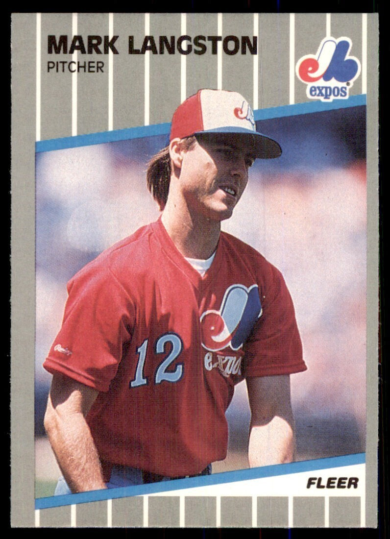 1989 Fleer Update Mark Langston Baseball Cards #U-97