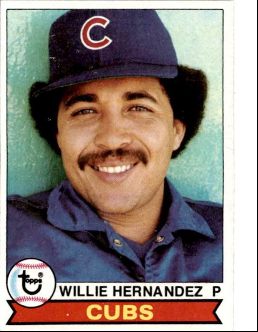 1979 Topps Willie Hernandez Chicago Cubs #614
