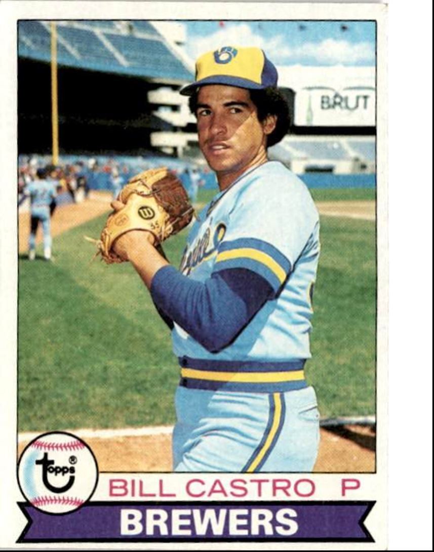 1979 Topps Bill Castro Milwaukee Brewers #133