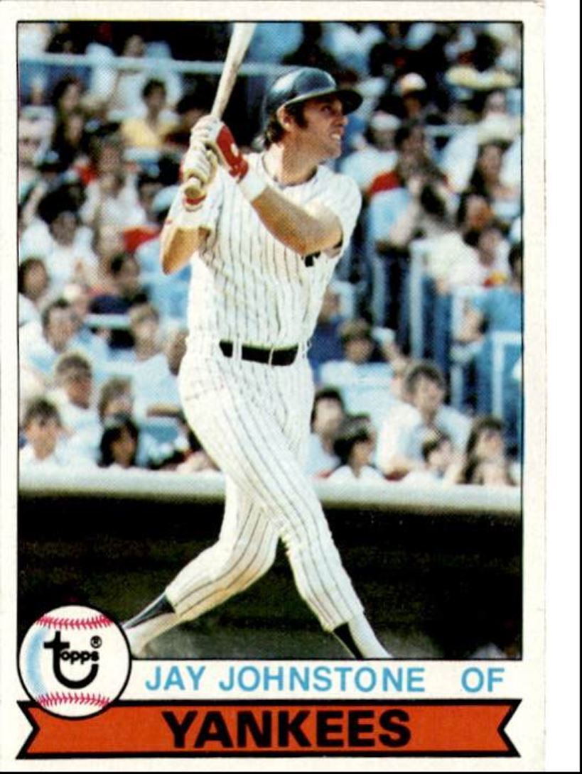 1979 Topps Burger King New York Yankees Jay Johnstone DH New York Yankees #5
